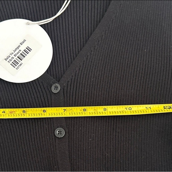 PRINCESS POLLY Bella Vu ribbed cropped cardigan - Picture 2 of 6